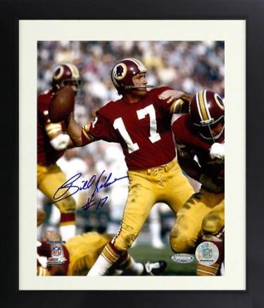 Billy Kilmer Autographed Washington NFL 16 x 20 Photograph #17 Custom Framing- Ironclad Hologram/COA-Powers Sports Memorabilia