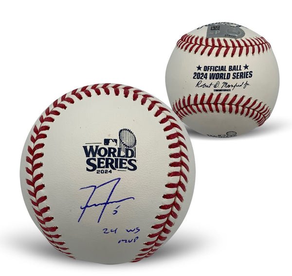 Freddie Freeman Autographed 2024 World Series MVP Signed Baseball MLB