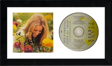 Deana Carter Autographed 2021 Did I Shave My Legs for THIS? Capitol Records Album Cover Booklet with CD 6.5x12 Custom Framing- COA - CTBL_Ff32378-Powers Sports Memorabilia