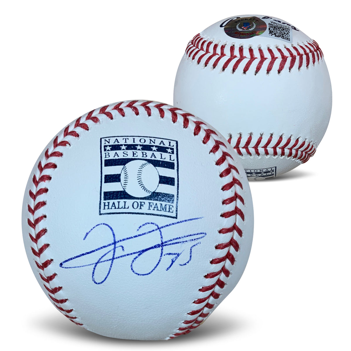 Frank Thomas Autographed Hall of Fame HOF Signed Baseball Beckett COA With Case-Powers Sports Memorabilia