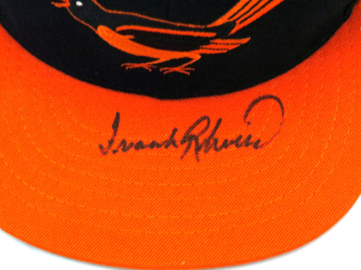 Frank Robinson Autographed Baltimore Orioles Hat Beckett Authenticated-Powers Sports Memorabilia