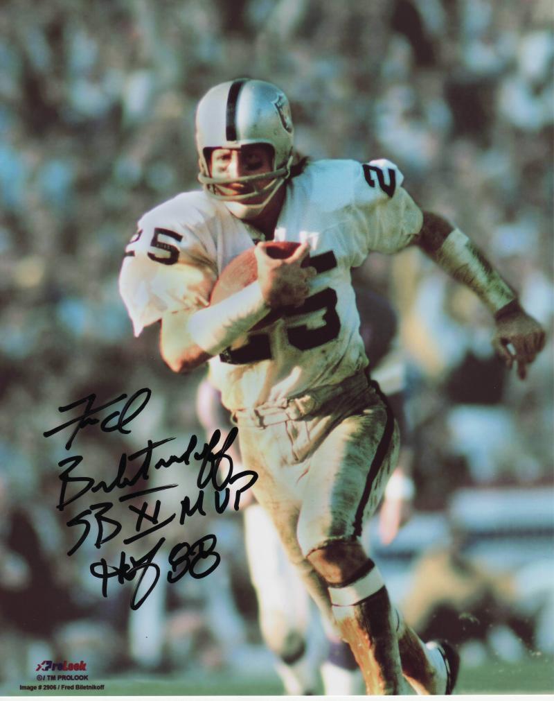 Fred Biletnikoff Autograph Signing-Powers Sports Memorabilia