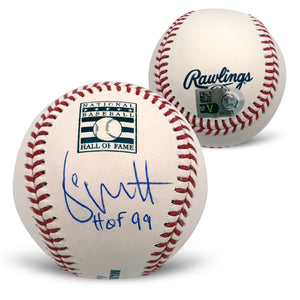 George Brett Autographed Baseball HOF 99 MLB Authenticated
