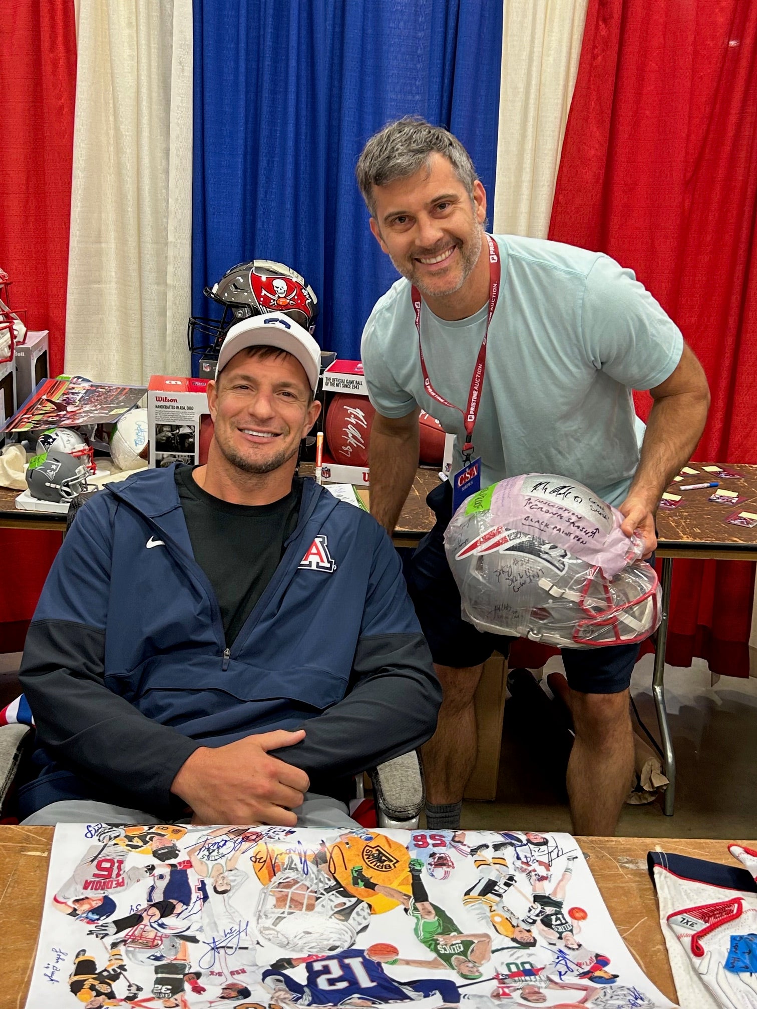 Rob Gronkowski Autograph Signing-Powers Sports Memorabilia