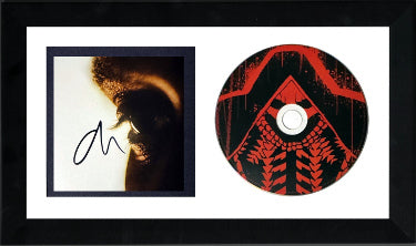The Weeknd Autographed 2025 Hurry Up Tomorrow 3.75x3.75 Art Card Insert/ with Jean-Michel Basquiat Album Cover with CD Custom Framing- COA-Powers Sports Memorabilia