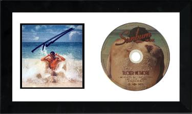 Tucker Wetmore Autographed 2026 Sunburn Mixtape 4x4 Art Insert/Booklet/CD 6.5x12 Custom Framing- COA-Powers Sports Memorabilia