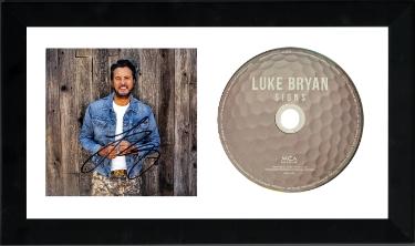 Luke Bryan Autographed 2026 SIGNS MCA Records 4.75x4.75 Art Insert/Booklet/CD 6.5x12 Custom Framing- COA (Golf Edition) Country/Pop Music-Powers Sports Memorabilia