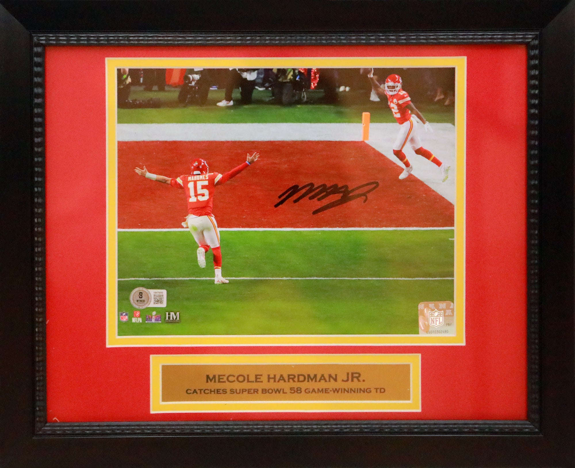 Signed Football Photos Framed