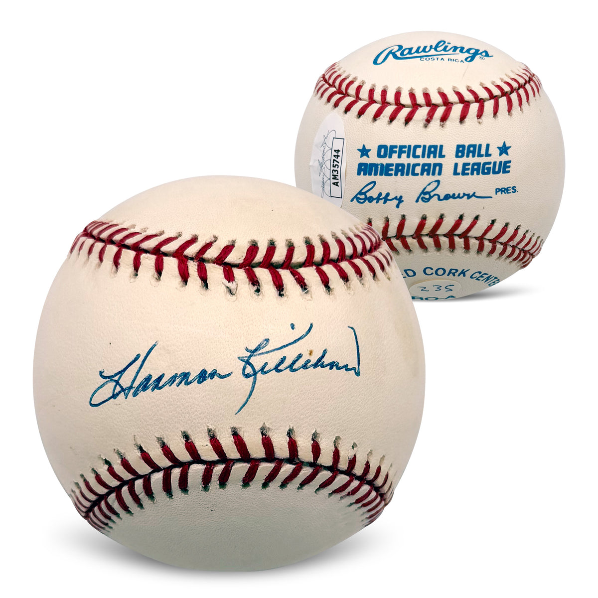 Harmon Killebrew Autographed Minnesota Twins Signed American League Baseball JSA COA With UV Display Case AM35744
