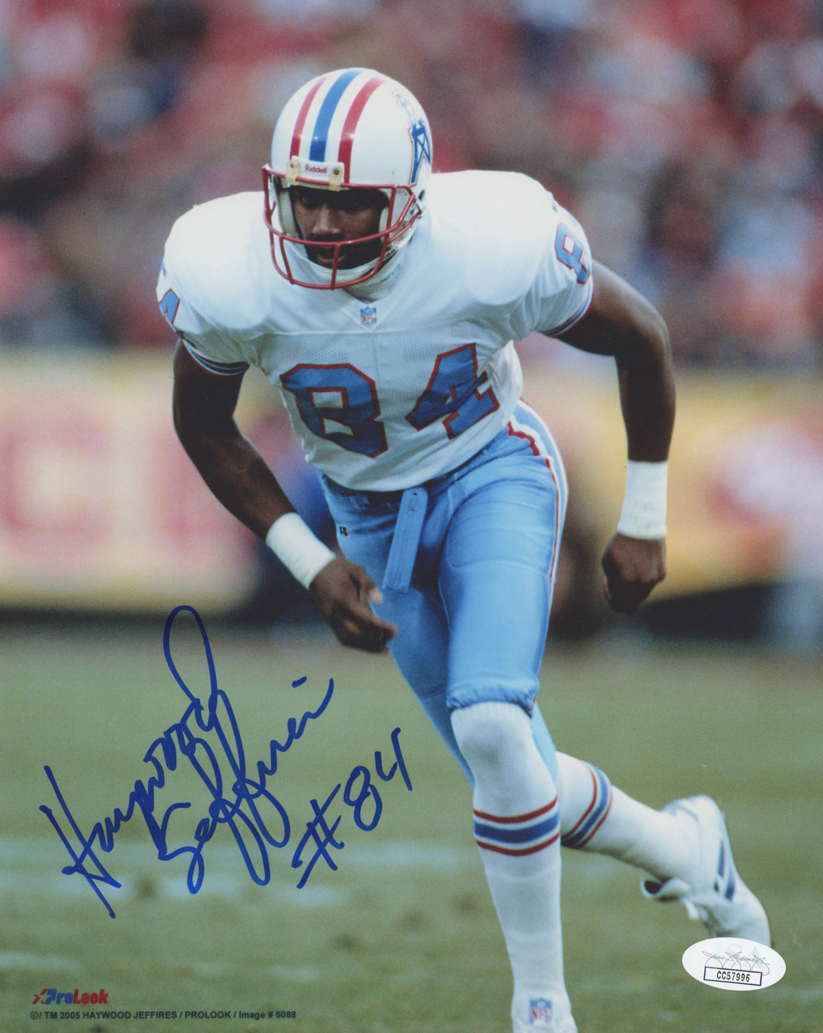 Haywood Jeffires Autograph Signing-Powers Sports Memorabilia
