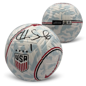 Hope Solo Autographed Team USA World Cup Olympics Size 5 Women's Signed Soccer Ball Beckett Witness Authenticated COA-Powers Sports Memorabilia