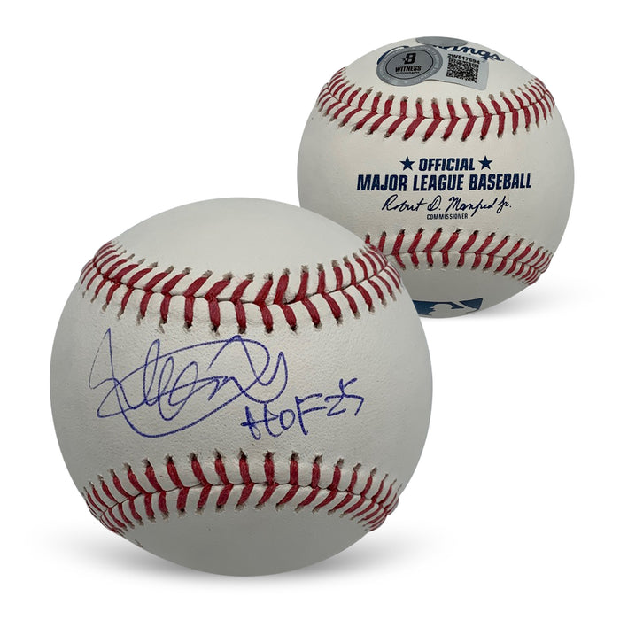 Ichiro Suzuki Autographed MLB Hall of Fame HOF 25 Signed Baseball Beckett COA With UV Display Case-Powers Sports Memorabilia