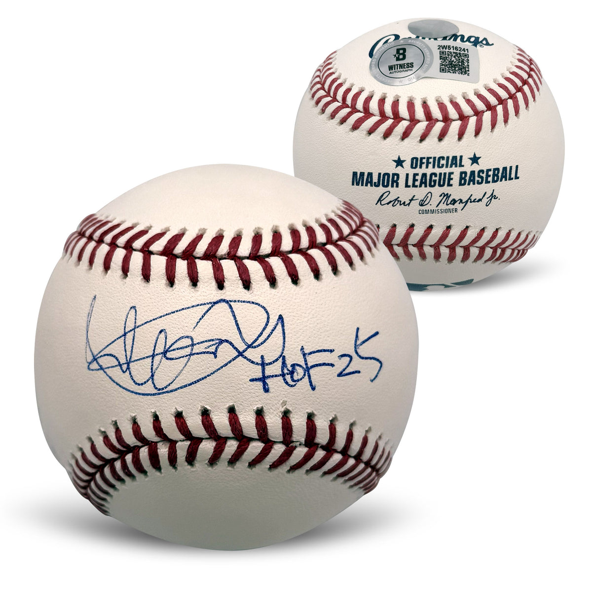 Ichiro Suzuki Autographed Seattle Mariners Baseball HOF 25 Beckett-Powers Sports Memorabilia