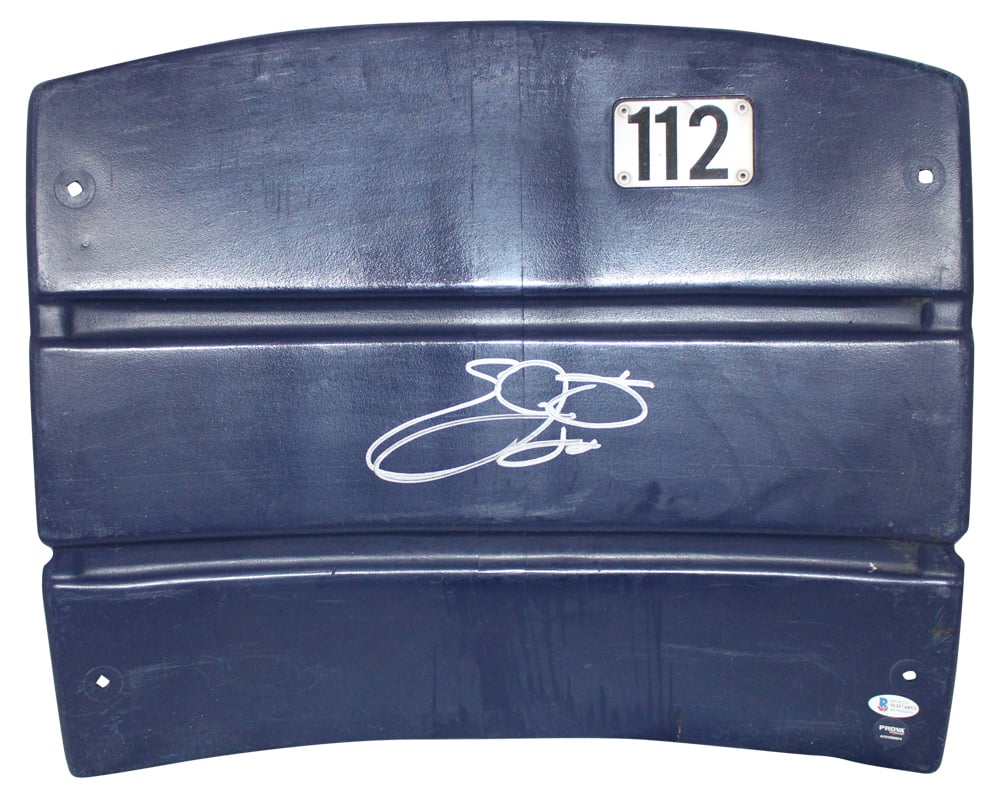 Emmitt Smith Signed Dallas Cowboys Texas Stadium Seatback BAS-Powers Sports Memorabilia