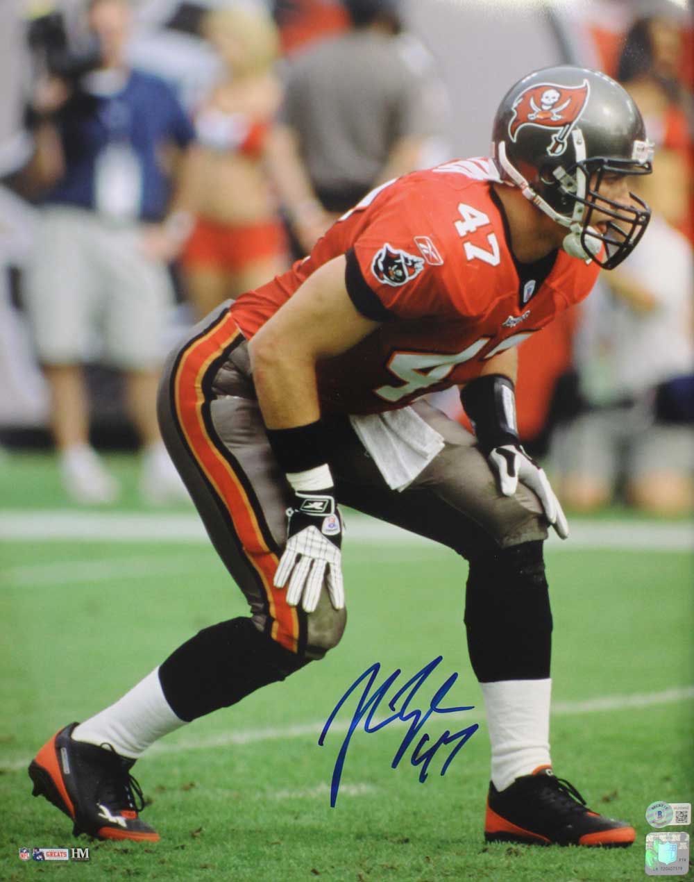 John Lynch Tampa Bay Buccaneers Signed 16x20 Photo BAS-Powers Sports Memorabilia