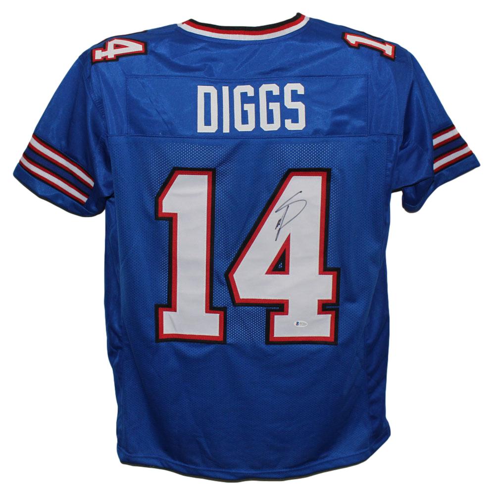 Stefon Diggs Buffalo Bills Signed Jersey - Pro Style Blue XL Beckett-Powers Sports Memorabilia