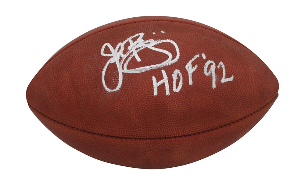 John Riggins Washington Redskins Signed Official Football HOF BAS-Powers Sports Memorabilia