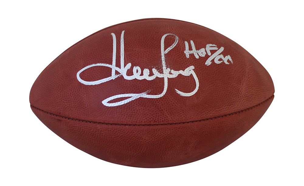 Howie Long Oakland Raiders Official Tagliabue Signed Football HOF BAS-Powers Sports Memorabilia