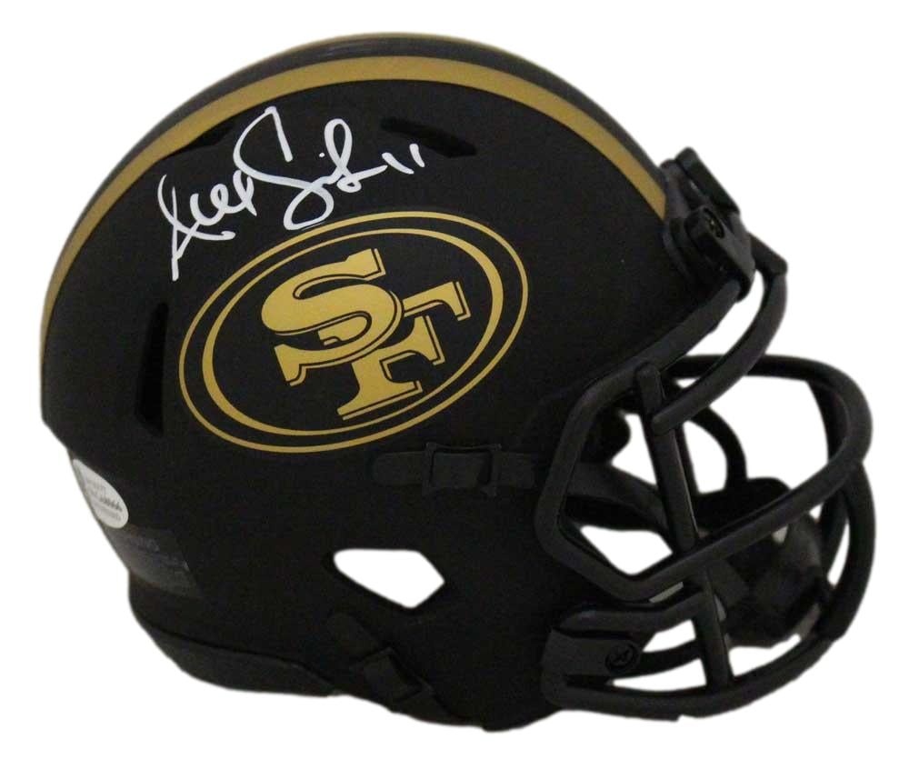 Alex Smith San Francisco 49ers Signed Mini Helmet - Eclipse Beckett-Powers Sports Memorabilia