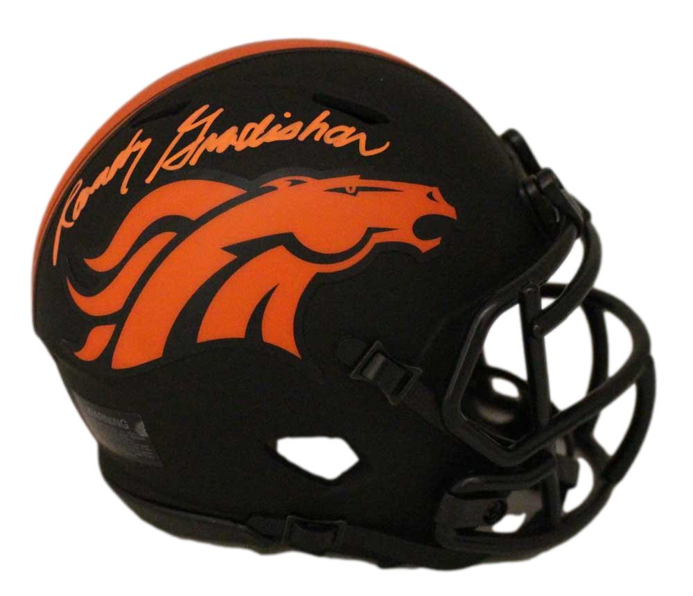 Randy Gradishar Signed Denver Broncos Eclipse Mini Helmet – JSA Authenticated-Powers Sports Memorabilia