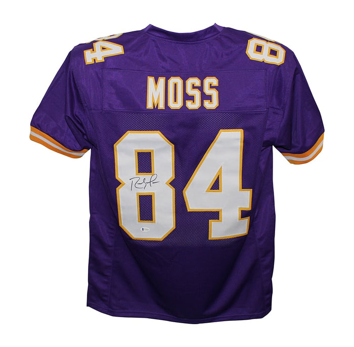 Randy Moss Signed Pro Style Purple XL Jersey – Beckett Authenticated-Powers Sports Memorabilia