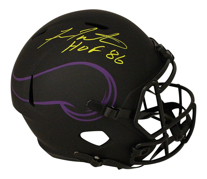 Fran Tarkenton Signed Minnesota Vikings Full-Size Eclipse Speed Helmet – JSA Authenticated-Powers Sports Memorabilia