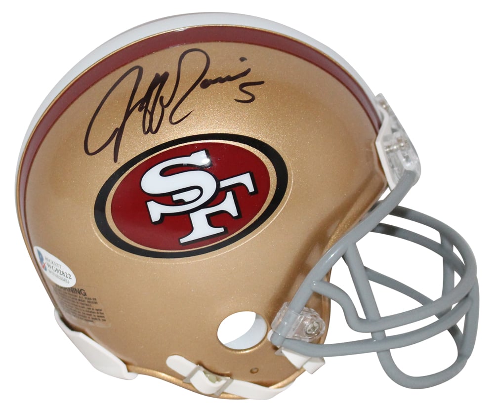 Jeff Garcia Signed San Francisco 49ers VSR4 Mini Helmet – Beckett Authenticated-Powers Sports Memorabilia