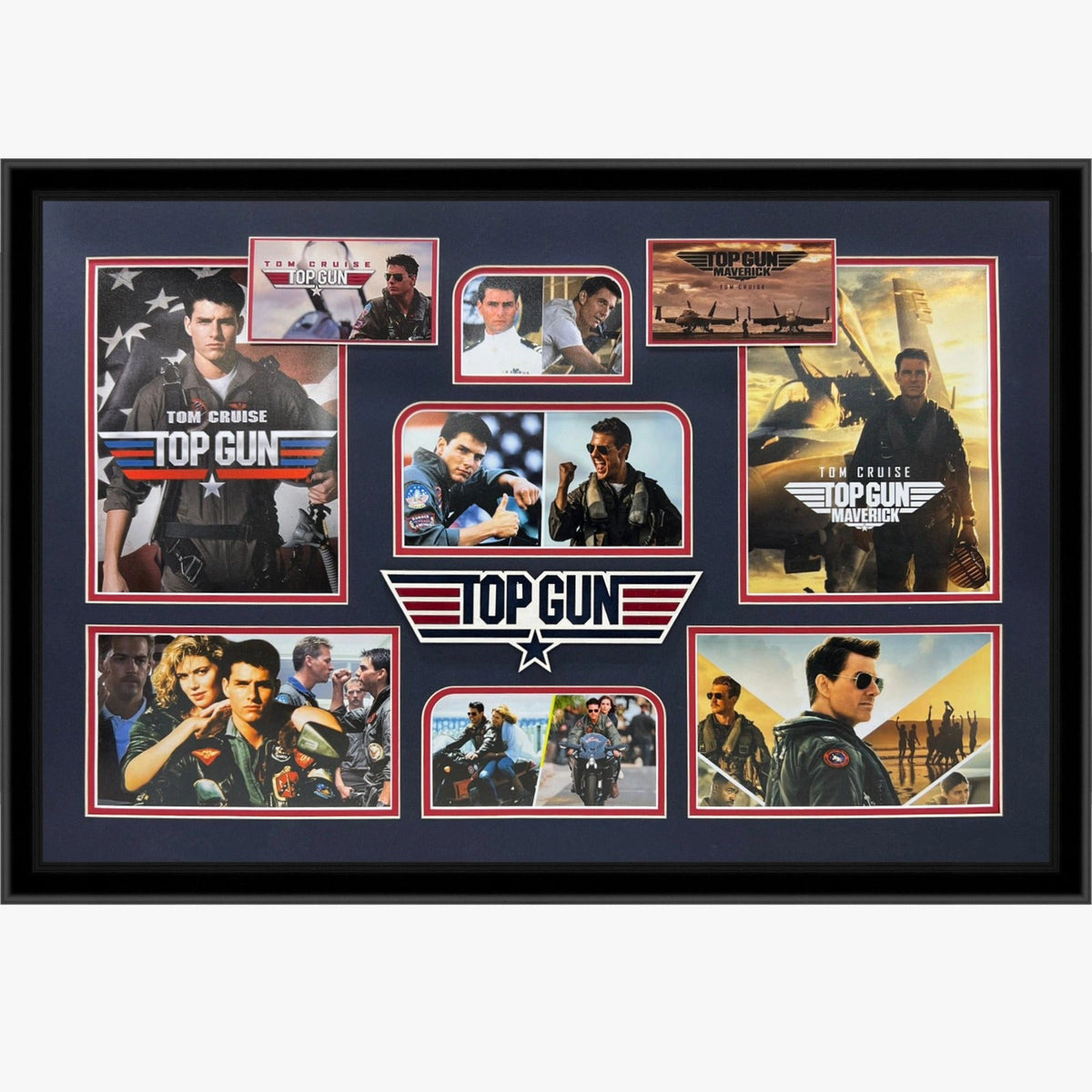 Top Gun Deluxe Framed Movie Collage Piece | Collectible Memorabilia-Powers Sports Memorabilia