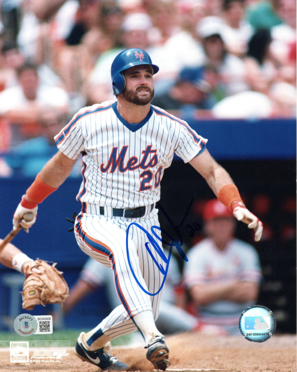 Howard Johnson Autographed New York Mets 8x10 Photo Beckett Authenticated-Powers Sports Memorabilia