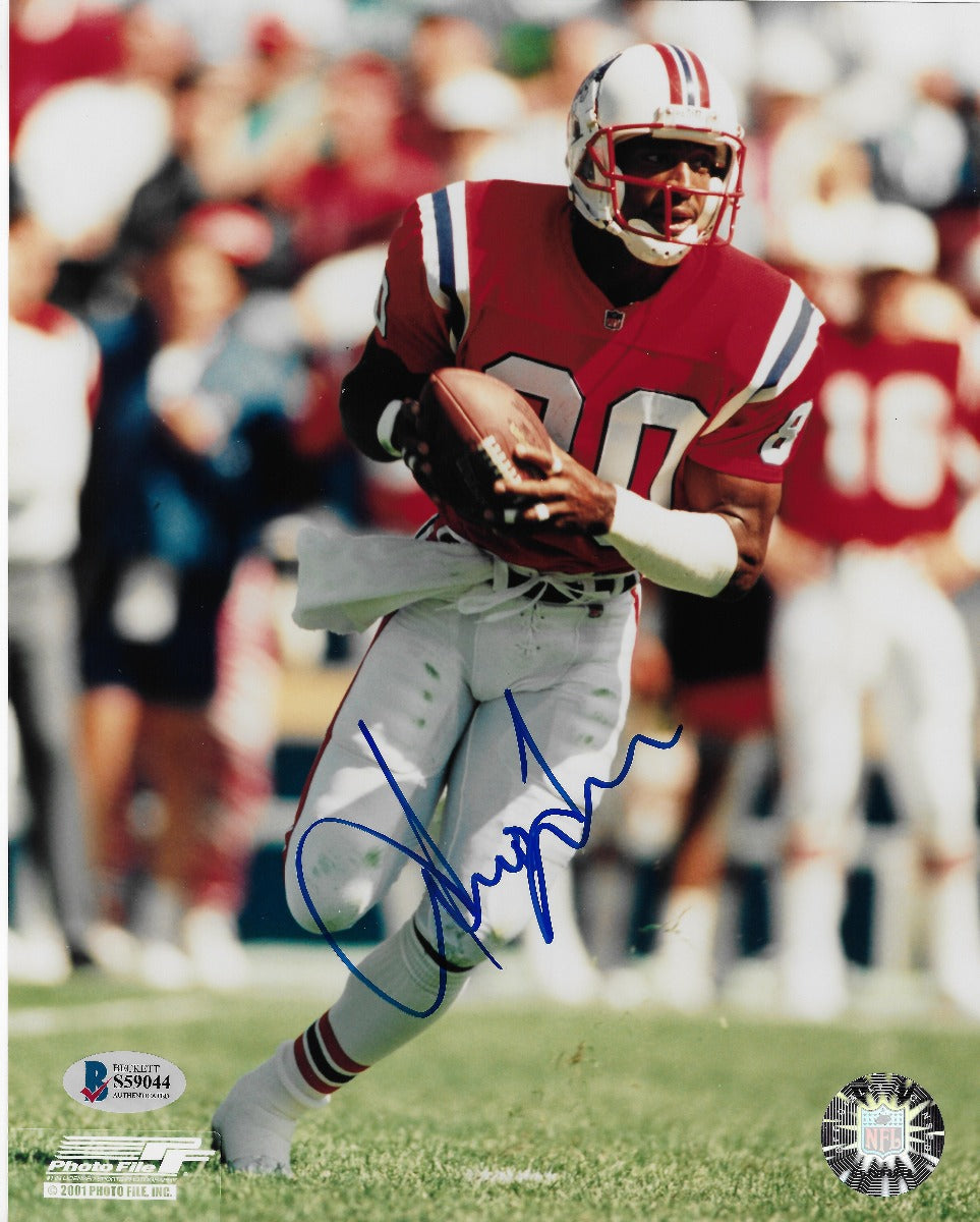 Irving Fryar Autographed New England Patriots 8x10 Photo Beckett Authenticated-Powers Sports Memorabilia