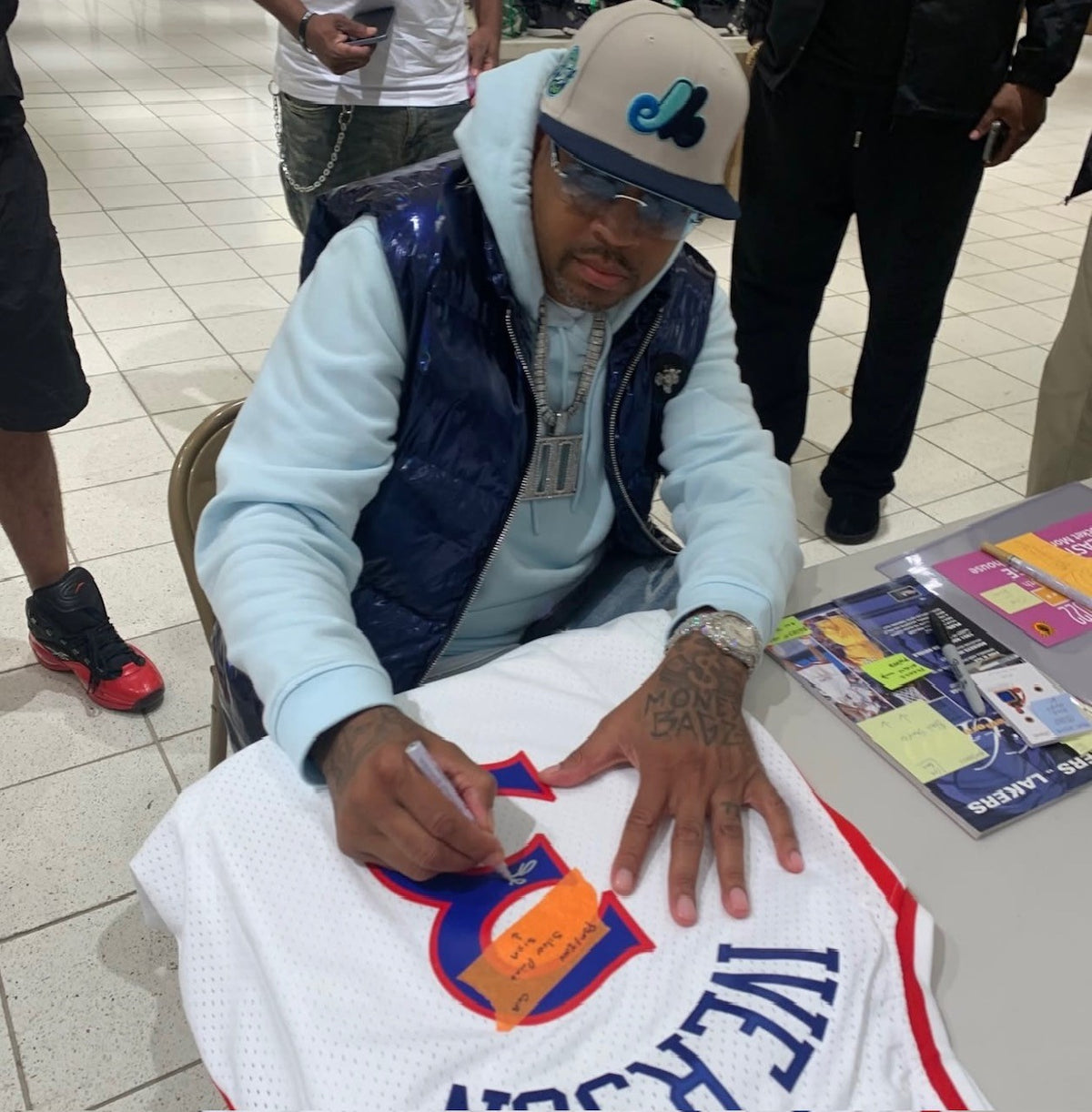 Allen Iverson Autograph Signing-Powers Sports Memorabilia