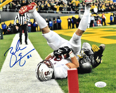 Zach Ertz Autographed Stanford Cardinal 8x10 Photo #86- JSA Hologram (TD Catch)-Powers Sports Memorabilia
