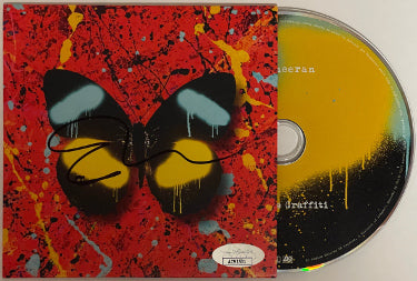 Ed Sheeran Autographed 2021 Overpass Graffiti Atlantic Records/UK CD Single Cover w/ CD- JSA-Powers Sports Memorabilia