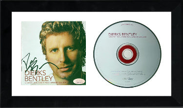 Dierks Bentley Autographed 2008 Greatest Hits/Every Mile A Memory Album CD Cover/CD-JSA #AC92547- 6.5x12 Custom Framing-Powers Sports Memorabilia