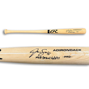 Jac Caglianone Autographed Kansas City Royals MLB Debut 6/3/25 Signed 34" Baseball Bat Fanatics Authentic COA-Powers Sports Memorabilia