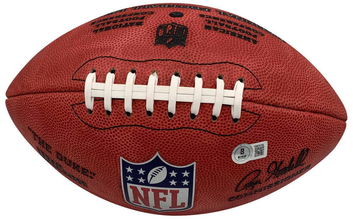 Ja'Marr Chase Autographed NFL Authentic Duke Signed Game Football 2024 TRIPLE CROWN Beckett COA