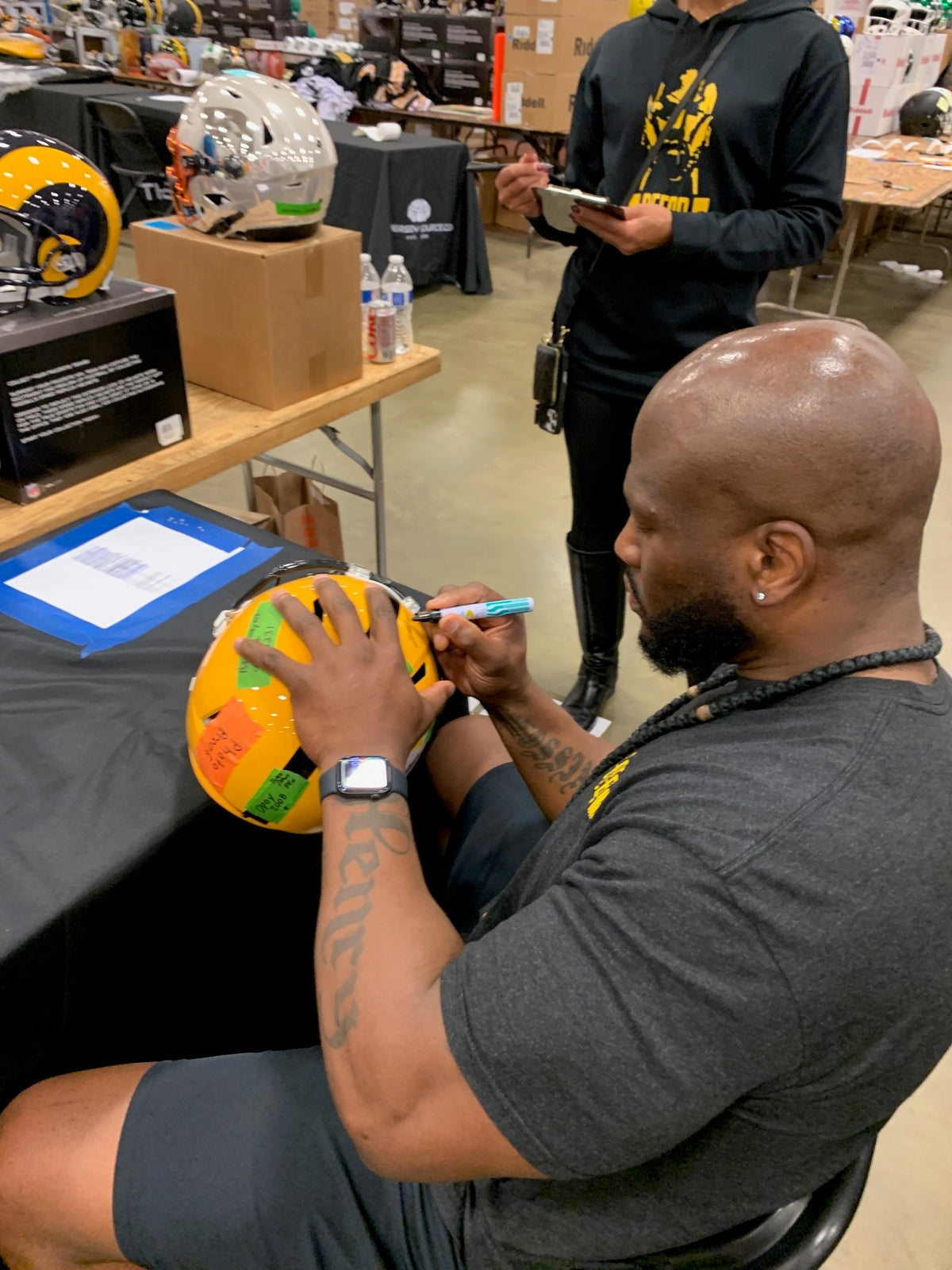James Harrison Autograph Signing-Powers Sports Memorabilia