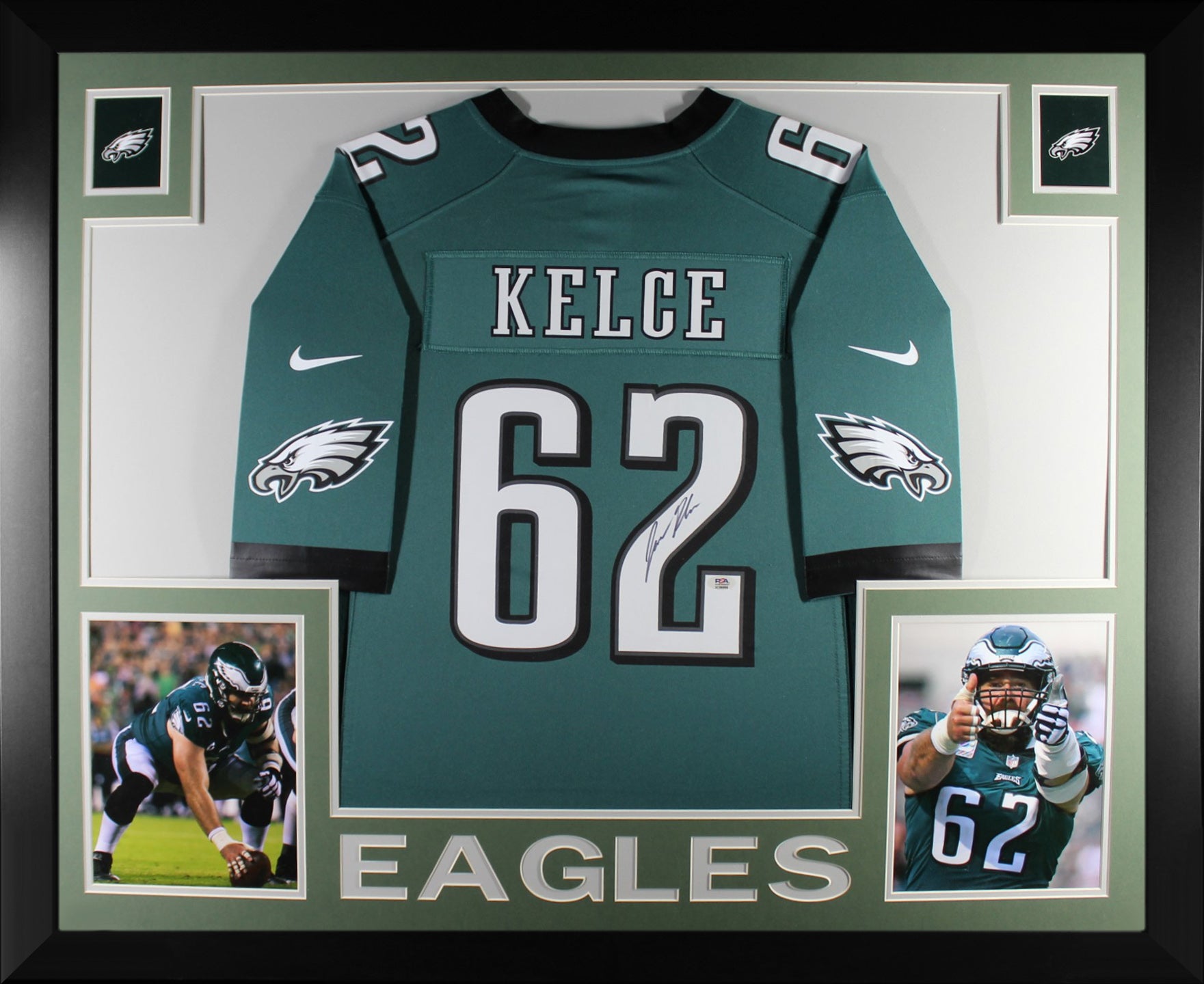 Jason Kelce Autographed Philadelphia Eagles Signed Nike Game Football jason-kelce-autographed-philadelphia-eagles-signed-nike-game-football