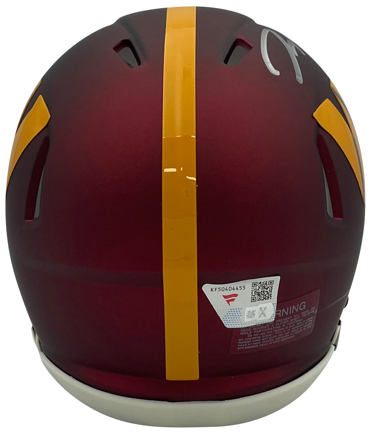 Jayden Daniels Autographed Washington Commanders Signed Football Mini Helmet Fanatics Authentic COA-Powers Sports Memorabilia