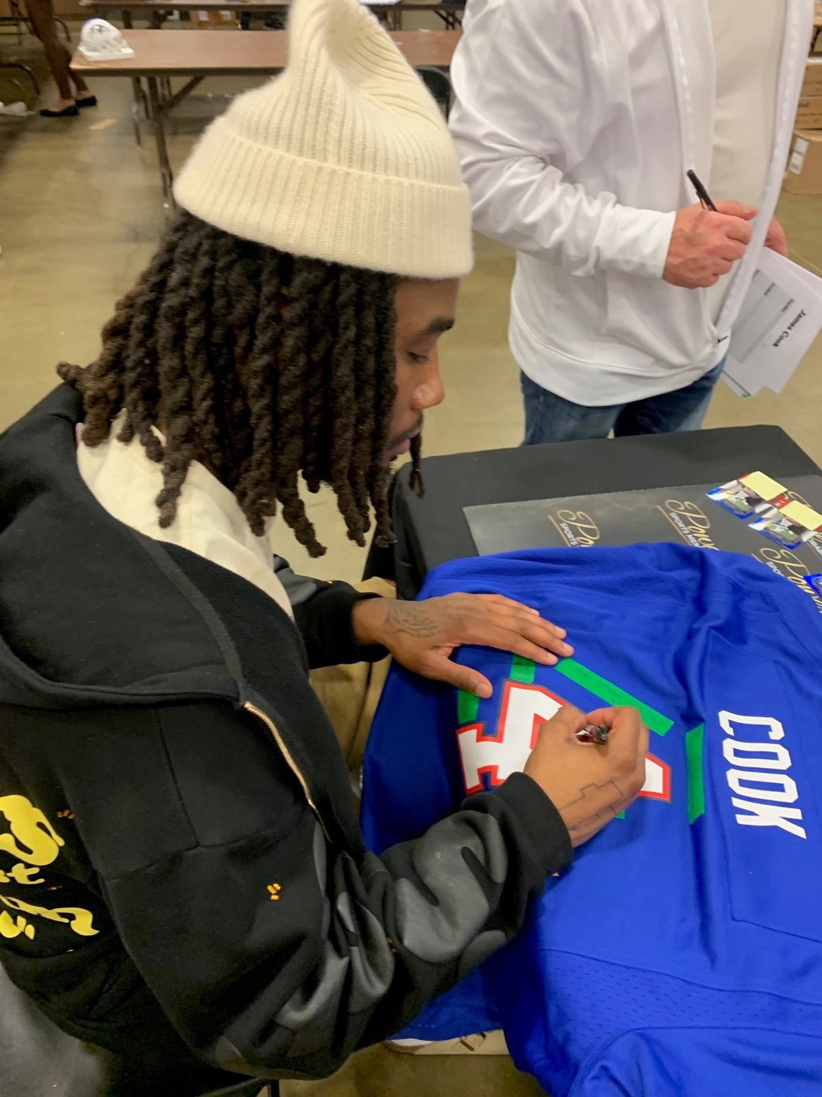 James Cook Autograph Signing-Powers Sports Memorabilia