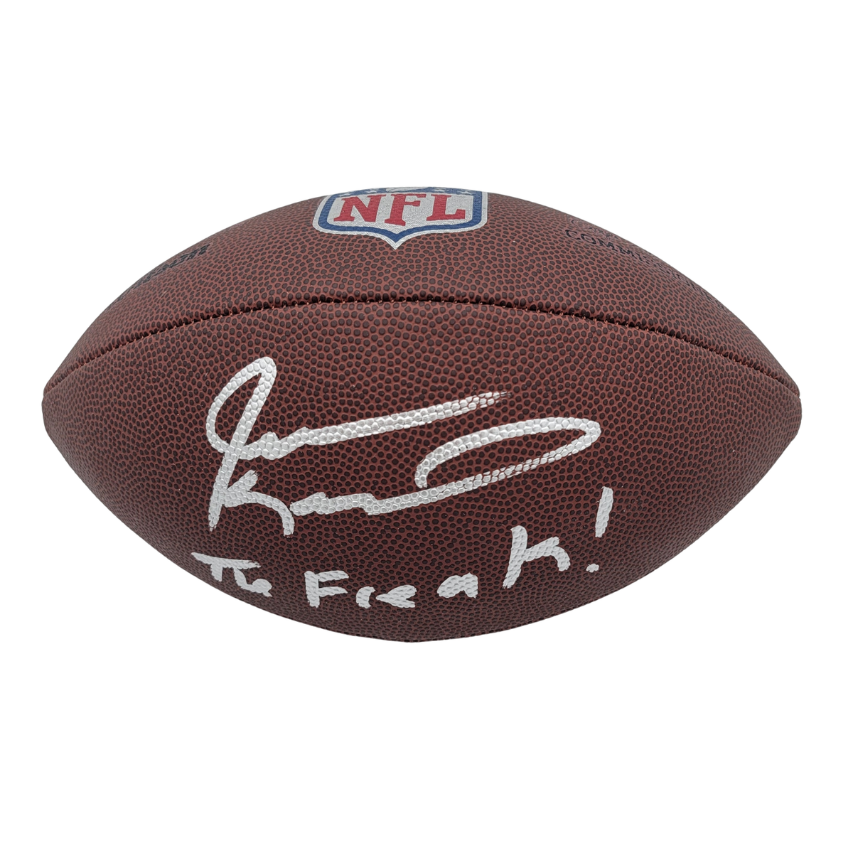 Jevon Kearse Signed Tennessee Titans Duke Replica Football - "The Freak" JSA Witnessed | Iconic NFL Memorabilia-Powers Sports Memorabilia