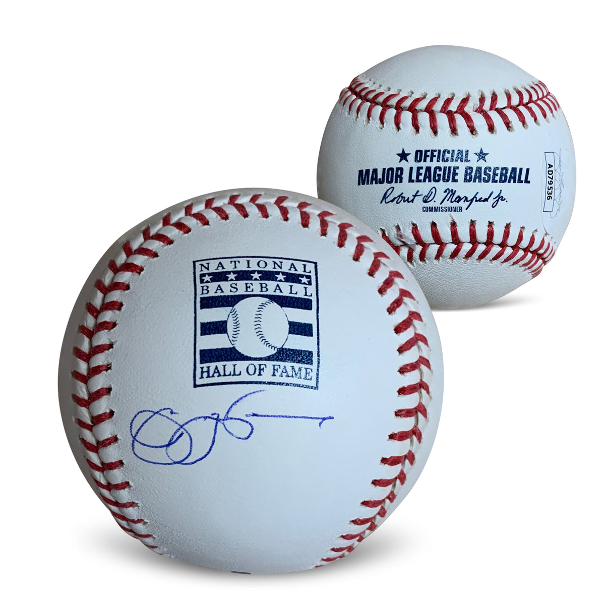 Jim Leyland Autographed Hall of Fame HOF Logo Signed Baseball JSA COA With UV Display Case-Powers Sports Memorabilia