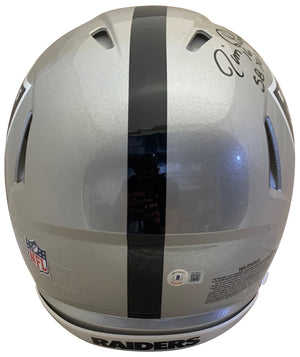 Jim Plunkett Autographed Oakland Raiders Signed Full Size Authentic Football Helmet Super Bowl XV MVP Beckett COA-Powers Sports Memorabilia