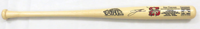 Jim Thome Signed Cooperstown HOF Bat Indians Phillies White Sox Twins - Beckett-Powers Sports Memorabilia