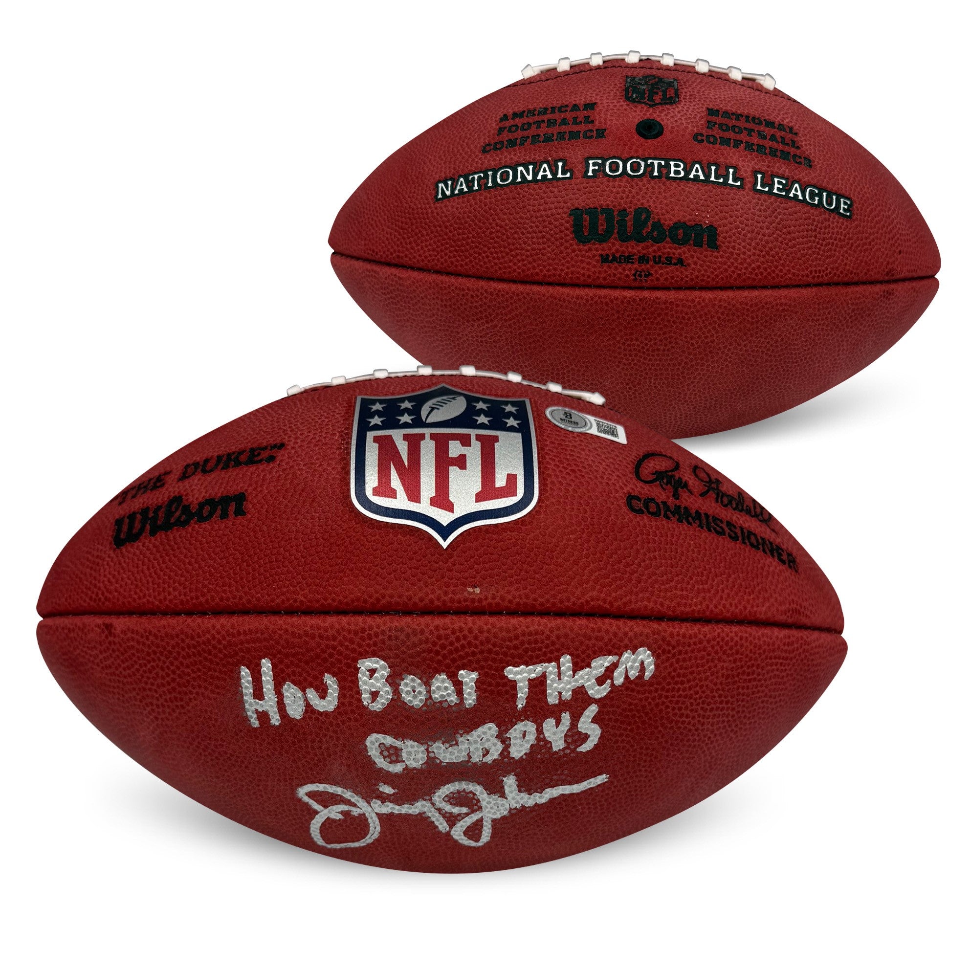 サイン入りフットボール 