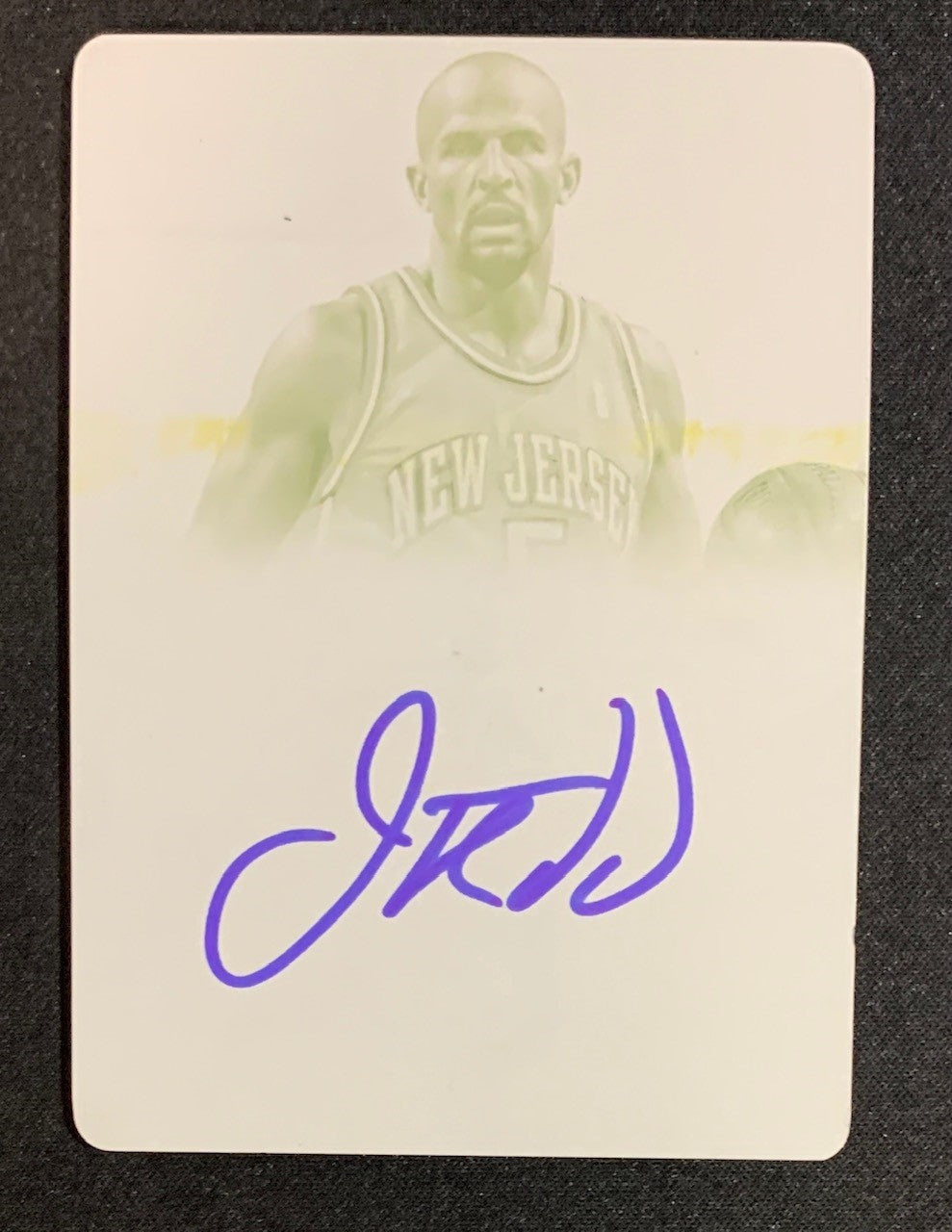 Jason Kidd 2013 Panini Flawless Signed Basketball Card Printing Plate Auto JSA COA 1/1