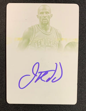 Jason Kidd 2013 Panini Flawless Signed Basketball Card Printing Plate Auto JSA COA 1/1