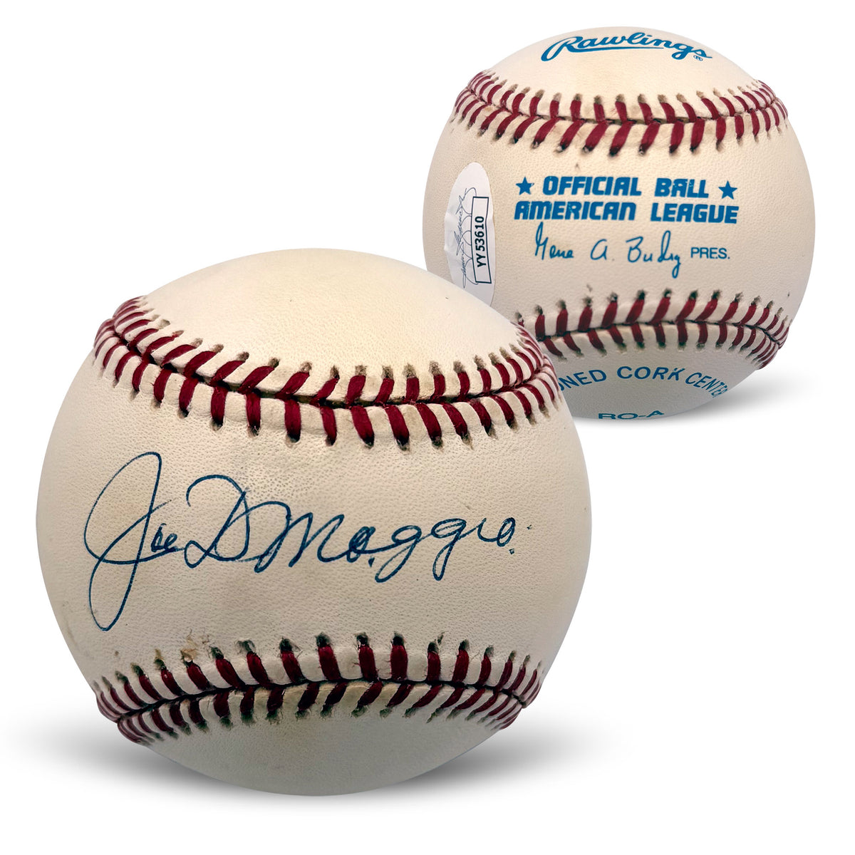 Joe DiMaggio Autographed Baseball Break – $199 Per Spot-Powers Sports Memorabilia