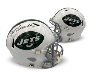 Joe Namath Autographed New York Jets Signed Full Size Football Replica Helmet PSA Authenticated COA-Powers Sports Memorabilia