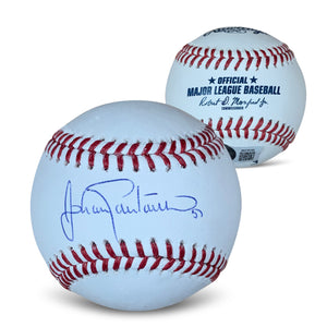 Johan Santana Autographed MLB Signed Baseball Beckett COA With UV Display Case-Powers Sports Memorabilia